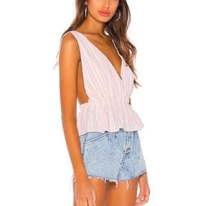 revolve superdown low back tank top